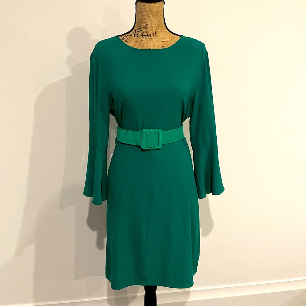 Sandro Paris Green Sheath Dress Size Fr 3/Medium